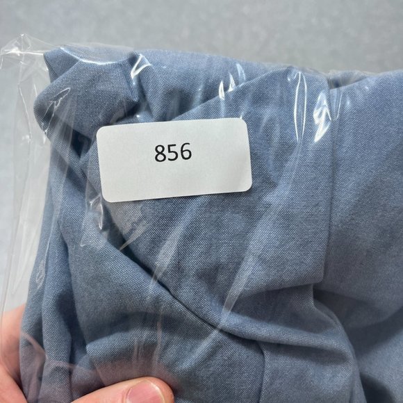 Polo Ralph Lauren Shirt Mens 3XL Tall Blue Button Up Chambray Short Sleeve Solid - Picture 7 of 7